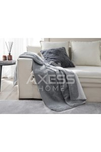 English Home Love Yourself Akrilik Tv Battaniye 130x170 cm Gri