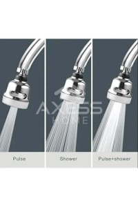 Tema Krom 3 Fonksiyonlu Mutfak Lavabo Başlığı 360 Derece Döner Musluk Ucu Tasarruflu